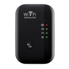 무선 WiFi 리피터 300Mbps 네트워크 부스터 WiFi 익스텐더 증폭기 라우터 WiFi Repetidor 신호 확장 EU 플러그, 1개, EU 플러그,검은색