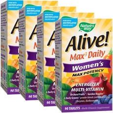 Nature's Way 然萃維 Alive女性綜合維他命錠, 90顆, 4罐