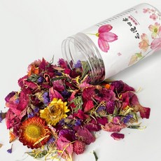 火腿小舖 花草墊料 倉鼠乾花墊料 除臭墊料 天然花草墊料 造景用品 金絲熊 黃金鼠, 1個, 花漫四季