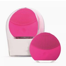 瑞鴻百貨 〔深層清潔 全機防水〕電動洗臉機 深層清潔洗臉機 震動按摩洗臉機 USB電動洗臉機, 桃紅色