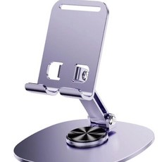 접이식 회전 논슬립 핸드폰 휴대폰 태블릿 거치대 OC_0404TG, 퍼플, 본상품선택