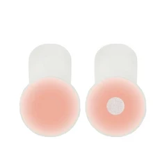 矽膠胸貼 乳貼 防走光 矽膠 隱形胸貼 bra 乳貼 比基尼 胸貼 婚紗攝影 拒絕激凸 BAR, 1個, 圓形提拉AB杯/2入