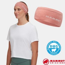 MAMMUT 長毛象 羊毛頭帶 Tree Wool 止汗帶 運動腕帶 登山髮帶 髮圈 頭巾 髮箍, 1個
