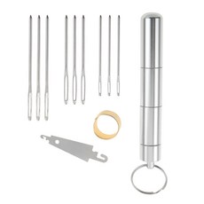 12 개/대 큰 눈 바늘 손 스테인레스 스틸 바느질 바늘 크로스 스티치 자수 바느질 핀 키트 모듬 된 DIY 공예 도구, 보여진 바와 같이