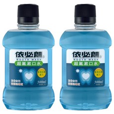 依必朗 超氟漱口水 專業抗菌配方 鞏固牙齒琺瑯質, 1L, 1組
