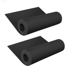 5mm EVA 폼 2 롤 16 x 59 인 코스프레 시트 6.5 평방 피트 블랙 에바 초고밀도 90kgm 공예용 대형 DIY 용품 모델링 할로윈 코스튬, 5MM-2 Roll