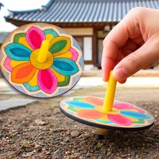 설날 만들기 키트 초등 나무팽이 어린이집 노인 새해 유치원 미술활동 1단팽이-1번, 1단팽이-2번문양