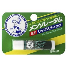 MENTHOLATUM 曼秀雷敦 護唇膏, 1入, 白 + 綠