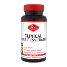 OLYMPIAN LABS 白藜蘆醇素食膠囊 500mg, 30顆, 1罐
