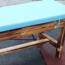 보통사람D군 의자쿠션 벤치패드 벤치의자 쿠션, 100x30x5cm 브라운