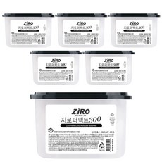지로 퍼펙트 300 제습제 대용량 선반형 습기제거제, 6개, 300g