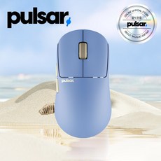 펄사 X2N CrazyLight 미디엄 무선 게이밍 마우스 오션, 단품, 단품