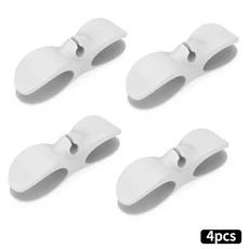 강력 접착식 코드 정리 클립 | 에어프라이어 블렌더 커피메이커용 주방 와이어 깔끔한 케이블, [05] 4pcs