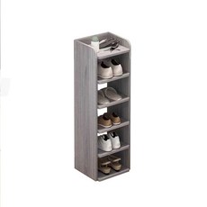 窄型多層鞋架，簡約風格，節省空間，鞋子收納好幫手，多層鞋架, 莫蘭迪灰色, 1個