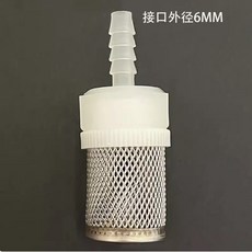 不鏽鋼過濾網頭，適用14mm接口，PP塑料材質，可拆卸清洗, 1個