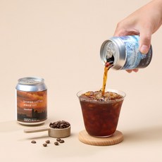 브로니커피 아메리카노 더치커피 콜드브루 캔커피, 1개, 헤이즐넛 235ml