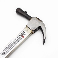 工具帝國 7分 板模鐵鎚 白鐵管 碳鋼 單磁 全長50CM 橡膠握柄, 1個