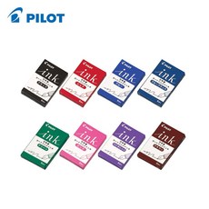 파이롯트 카트리지 필기용 카트리지 5개입 IRF-5S, 그린