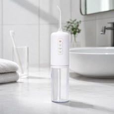 인썸 휴대용 워터젯 물치실 구강세정기 치간 세척기, 화이트, IOC-330