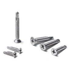 리우툴 스텐 접시머리 직결피스 철판 나사 못 목재 피스 양날 #6 #8 #10 #12 13~100mm 낱개판매, 접시머리 직결피스(410스텐), #8(4.2mm), 16mm, 1개