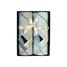 백화점 브랜드 닥스 DAKS 남녀 손수건 2매세트 선염 116번 677516