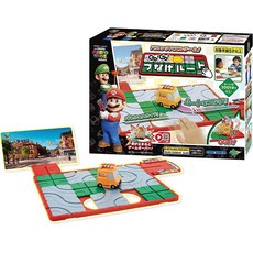 EPOCH 瑪利歐拼圖軌道車遊戲組，兒童益智玩具，創意拼裝軌道，親子互動首選, 1個, Multicolor