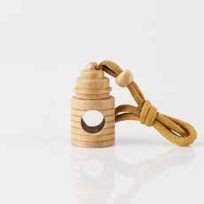 차량용 디퓨저 미니꿀통 용기 마미하우스, 1개, 7ml, 우드