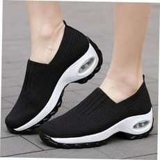 발이편한운동화 여성 에어슬립온 발편한신발 에어큐션화 헬스화