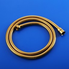 金色全銅婦洗器廁所噴槍 - 電鍍表面、加壓強力噴水、防腐抗蝕, 1個, 水管