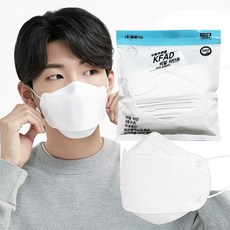 KF-AD 비말차단 늘푸른 쿨마스크 중형, 화이트, 1세트, 25매입