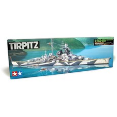타미야 1/350 함선 시리즈 No.15 독일 해군 전함 테르피츠 플라스틱 모델 78015, 1개