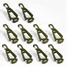 쿠키식스 아웃도어 등산 캠핑 골프 다용도 장갑 집게, 카키, 10개