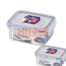 직사각 반찬통 180ml 보관통 음식용기, 1개, 180L