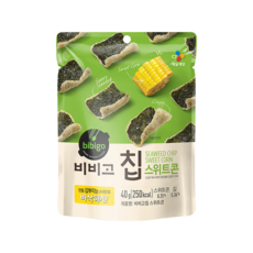 비비고칩 스위트콘, 19개, 40g