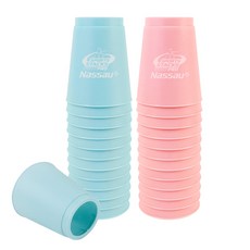 낫소 스포츠 컵쌓기 스택스 12개입 1P 스피드컵 컵타 jx2*784Wk, 핑크