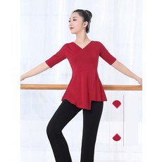 한국무용복 세트 고전무용 의상 라인댄스복 연습복, 1. 블랙 긴팔, M