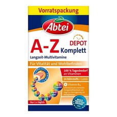 압타이 A-Z 컴플리트 멀티비타민 Abtei A Z Complete Multivitamins, 1개, 40정