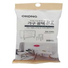 메가디자인 가구관리제 오공 가구 광택 왁스 티슈 12매입