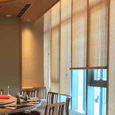 대나무발 커튼 블라인드 주방 식당 베란다 테라스 창문 중문 가벽 가림막