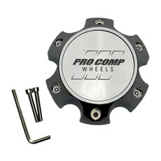 Pro Comp 크롬 휠 센터 캡 나사 포함 603165502 스티커 로고 6031CAP3 S909-18 328542, Pro Comp 크롬 휠 센터 캡 나사 포함 60316