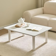 아이캔컴퍼니 국내생산 LPM 4단 높이조절 베이직 접이식 테이블, 화이트