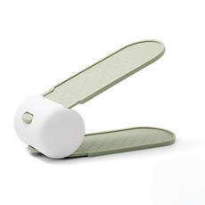 雙層鞋架 鞋架 組裝式鞋架 可調式鞋托架 鞋櫃收納, 綠色