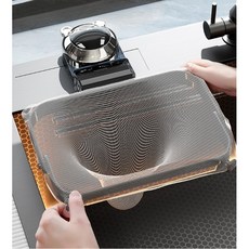 스카이미너리즈 탈부착 흡착식 싱크대 음식물 거치대+거름망 50p, 1개, 그레이*거름망 50p