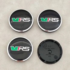 자동차 휠 센터 캡 커버 스티커 액세서리용, 2. 56mm VRS Caps, 1개