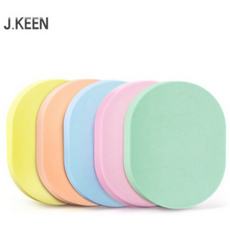 제이킨 고급 해면 화장품 클렌징 스펀지, 1개, 15mm(색상랜덤)