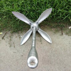 앵커 고무보트 닻가지 12KG 바다낚시 10kg 보트닻 0 7kg 정박 보트 소형선박용, 3 2kg 보트앵커 끈배달안함 실버