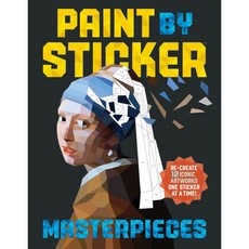 Paint by Sticker Masterpieces Re create 12 Iconic Artworks One Sticker at a Time, Workman Publishing