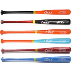 MAX 맥스 어린이 나무배트 (색상선택), 1개, 블루