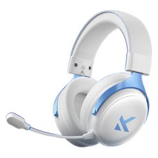 MCHOSE V9 프로 게이밍 헤드셋, 화이트+블루