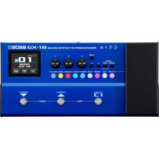 보스 GX1B | 초휴대용 베이스 이펙트 프로세서 전설적인 앰프 및 AIRD 사운드 엔진 초보자에게 이상적 블루투스 연결 유연한 전원 옵션, 보스 GX1B | 초휴대용 베이스 이펙트 프로세서 전설